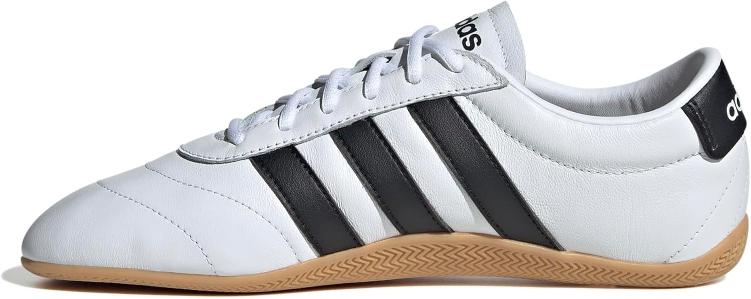 adidas Women's Grand Court Lo Sneakers — White/Black/Gum Low