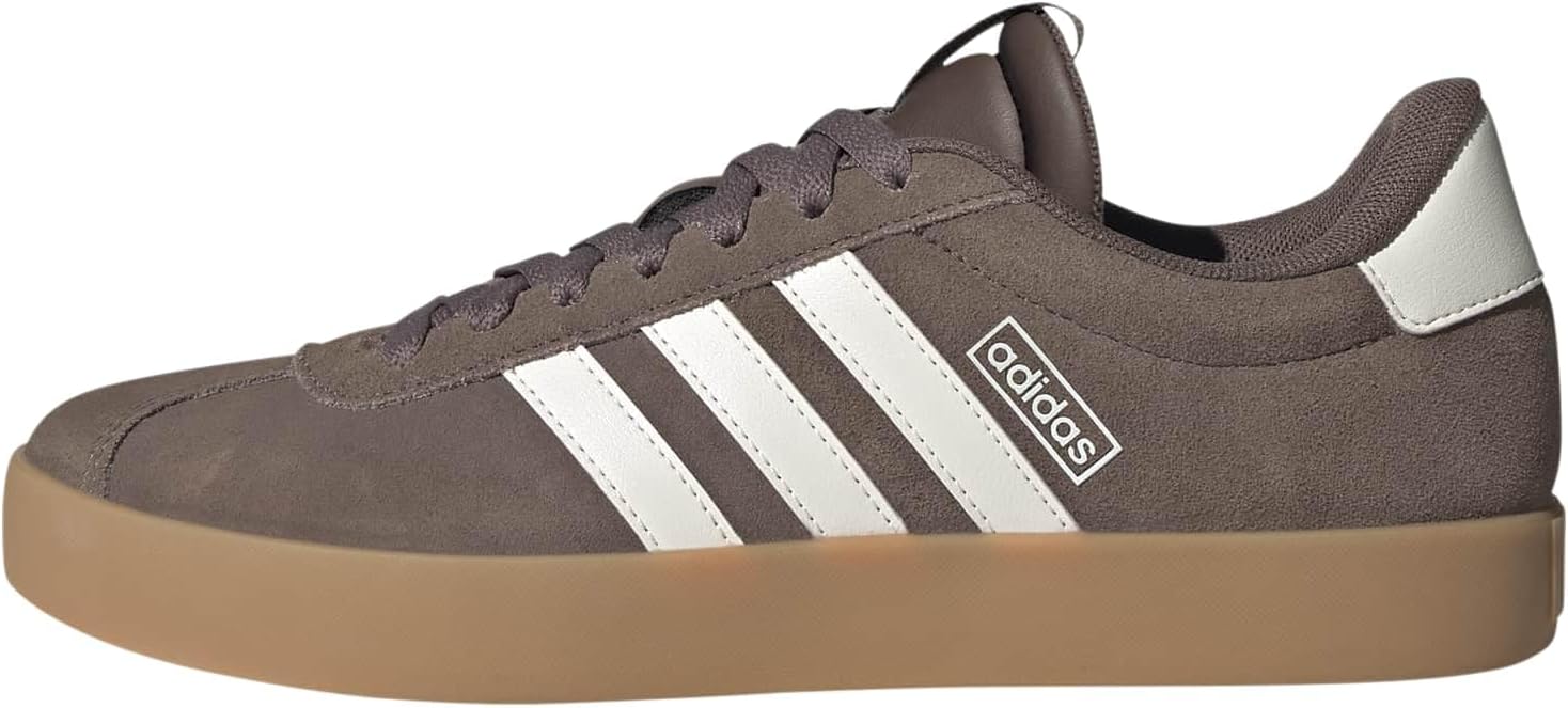 adidas Women's VL Court 3.0 Sneakers — Preloved Brown/Chalk White/Gum