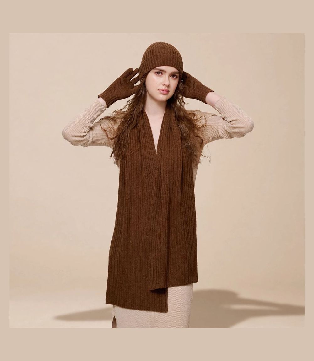 Best winter essentials on Amazon 2026 - merino wool hat scarf gloves set