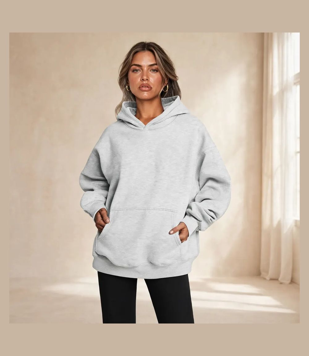 Trendy Queen women's oversized hoodie sweatshirt - cozy Black Friday fashion deal to watch